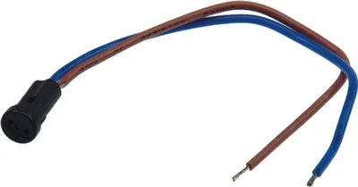 Produktbild von ChiliTec 18493 G4 Lampenfassung "Mini" rund, max 12V/50W, 15cm Kabel