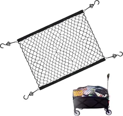 Produktbild von Trolley-Netzabdeckung 70 x 50 x 10 cm für VOZIMAX Klappbaren Outdoor Wagen mit Rollen - VOZINET