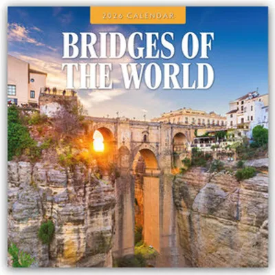 Produktbild von Bridges of the World 2026 Square Wall Calendar
