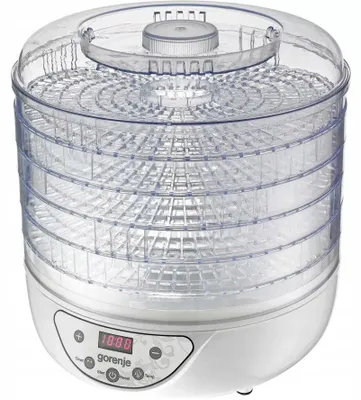 Obrázek produktu pro Sušička Gorenje FDK24DW, 240 W, 5 sít, LED displej, časovač, regulace teploty 35-70°C