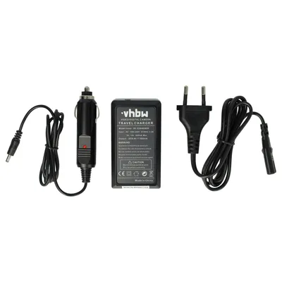Produktbild von vhbw Ladegerät kompatibel mit Canon MV30i, MV30, MV400, MV300i, MV300, MV100Xi, FVM10, MV410, MV400i Kamera - Ladeschale, Kfz-Adapter Ladeanzeige