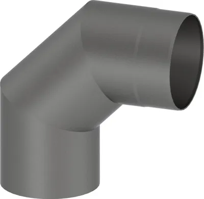 Produktbild von Ø 120 mm Ofenrohr Bogen 90° - gussgrau