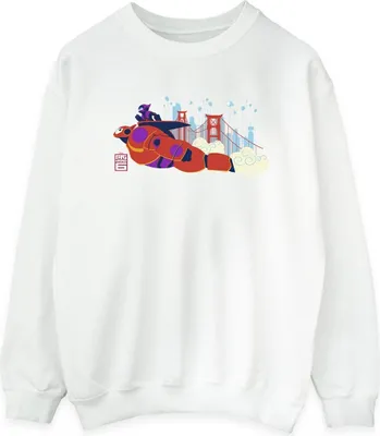 Produktbild von Disney - "Big Hero 6" Sweatshirt für Damen BI11530 (S) (Weiß)