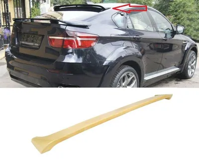 Für BMW E71 E72 X6 ab 2008-2014 Dachspoiler Heckspoiler Spoiler in der Farbe von Goingfast