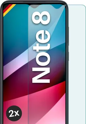 Produktbild von SCHUTZFOLIE FÜR XIAOMI REDMI NOTE 8 - ECHTGLAS, Stückzahl:2er Set