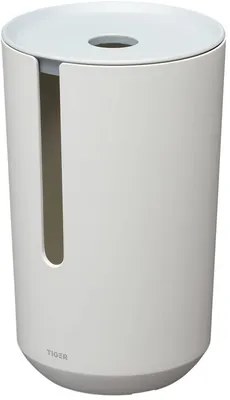 Produktbild von Tiger Tess WC-rollenhalter mit Deckel freistehend Weiß/Hellgrau