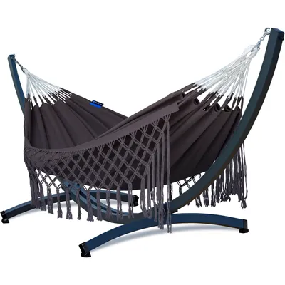 Obrázok produktu pre Potenza,houpací,síť s,rámem,Pro,dvě osoby,Houpací 220x160 cm, e-potenza, zahrada, zahradní produkt, XXL, ocelový rám, houpací síť s rámem. dřevěný rám, dvojitá houpací síť, kovový rám na houpací síť, kemping