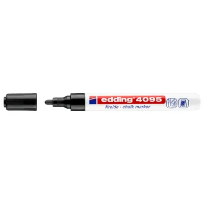 Produktbild von Edding 4095, 10 Stück(e), Schwarz, 3 Jahr(e), Block, Schwarz, Weiß, Kunststoff