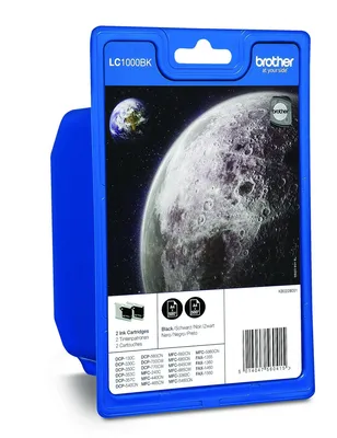 Produktbild von brother LC-1000BK  schwarz Druckerpatronen, 2er-Set
