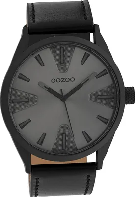 Produktbild von Oozoo Leder Herren Uhr Analog Quarzuhr Armband schwarz Timepieces D2UOC10024
