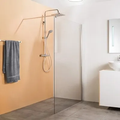 Produktbild von Breuer alleinstehende Seitenwand 90cm Höhe 192cm, DW5338