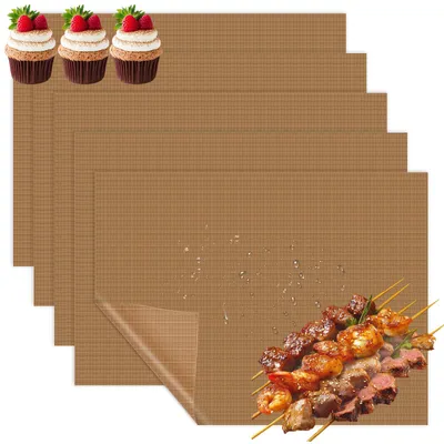 Backfolie 5er-Set, 40x30 cm, hitzebeständig bis 260°C, wiederverwendbar