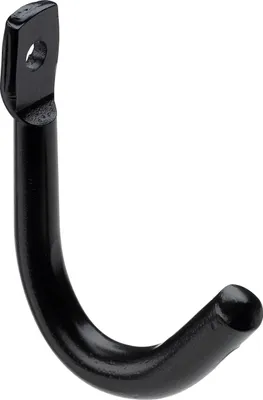 Produktbild von Hettich Garderobenhaken Stahl 4,8 x 0,8 x 3,5 cm schwarz
