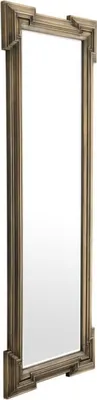 Produktbild von Casa Padrino Luxus Spiegel Antik Messing 85 x H. 220 cm - Designer Wandspiegel