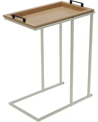 Produktbild von Serviertablett - Tisch mit beigem Rahmen