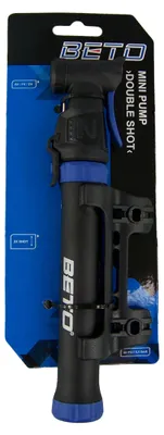 Produktbild von Beto Double Shot Mini-pumpe Blau,Schwarz 80 Psi Blau,Schwarz 80 Psi