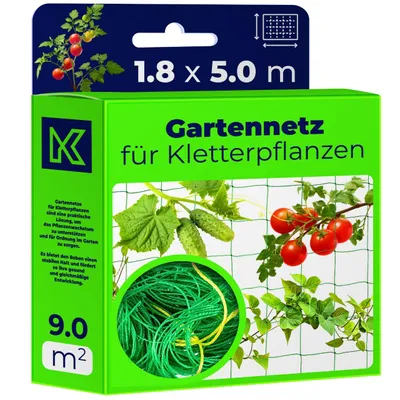 Obrázek produktu pro Popínavá síť KADAX, popínavá podpěra pro popínavé rostliny, rajčata a okurky, síť na rostliny, síť na rajčata, mříž pro skleník, síť na okurky, síť na rostliny