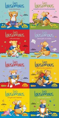 Produktbild von Pixi-8er-Set 219: Leo Lausemaus (8x1 Exemplar)