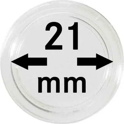 Produktbild von Lindner 2251021 Münzkapseln 21 mm-100er Pack