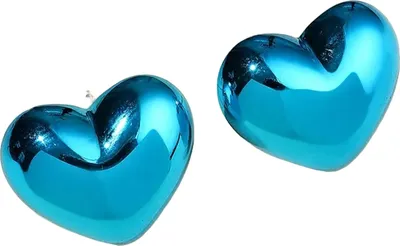 Immagine prodotto di Orecchini Adorable Cuore Blu - Eleganza e Comfort per Ogni Occasione KP33380