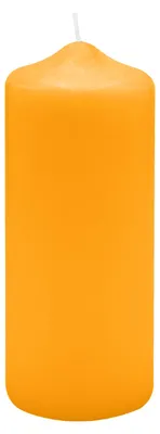Produktbild von Spitzkopf Stumpen Kerzen Honig Natur 15 x Ø 5 cm, 12 Stück