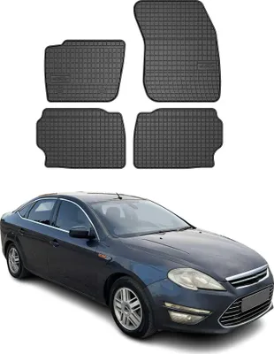 Image de 2007-2014 Ford Mondeo mk4 Tapis de sol en caoutchouc noir 4 pièces