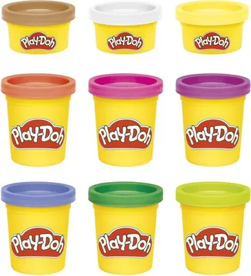 Produktbild von Hasbro Play-Doh Knete Modelliermasse 6×57 g + 3×28 g Pack Set