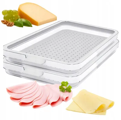 Obrázok produktu pre ROTHO CAUMA Organizér do chladničky 2 ks 1,3 L