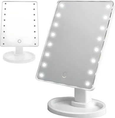 Zdjęcie produktu dla Lustro kosmetyczne do makijażu z oświetleniem 16x LED