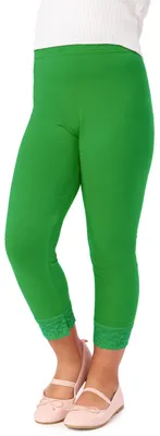 Produktbild von Merry Style Mädchen 3/4 Leggings MS10-293(Grün,158 cm)