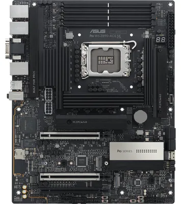 Produktbild von ASUS PRO WS Z890-ACE SE, Intel, LGA 1851 (Socket V1), Intel Core Ultra (Series 2), LGA 1851, DDR5-SDRAM, 256 GB