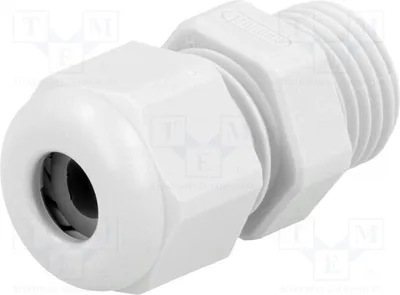 Obrázok produktu pre 5 x Kabelová priechodka, typ 1.209.0700.15 n, stupeň krytia IP68, materiál: svetlosivá, závit PG7