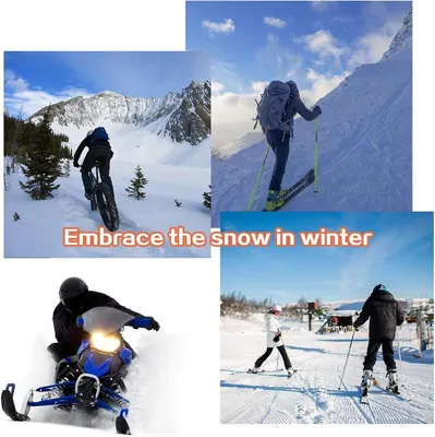 Winterjacke mit Sturmhaube - Unisex warmes Ski-Gesichtsmasker - Winddicht und atmungsaktiv - Flexibler Nackenwärmer