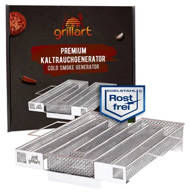 Imagen del producto de Generador de humo frío y calor premium, fabricado con acero inoxidable al 100%