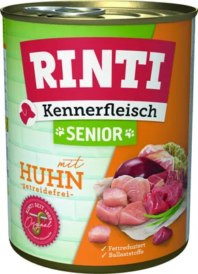 Produktbild von Rinti Kennerfleisch Senior Huhn 800g