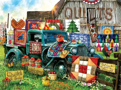 Obrázok produktu pre SunsOut Puzzle Tom Wood Quilts na predaj 1000 kusov