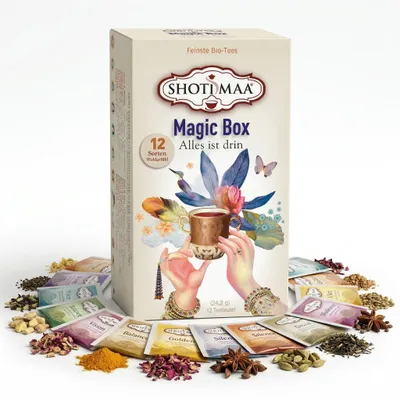 Zdjęcie produktu dla Organiczna mieszanka herbat Magic Box, 23,8 g