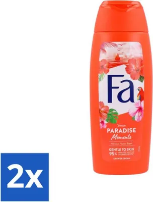 Produktbild von Fa - Paradise Moments - Duschcreme - Hibiskusblüte - 250 ml - Vorteilspack - 2 Stücke