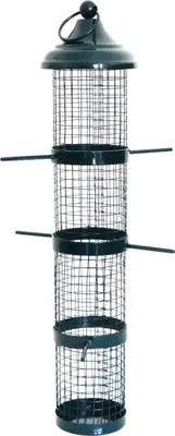Produktbild von Nobby Futtersäule mit Sitzstangen grün