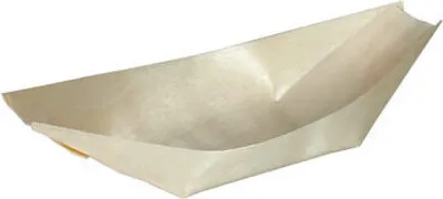 Produktbild von 500x Fingerfood Schalen "Schiffchen" aus Holz 20cm