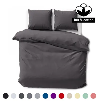 Produktbild von s Bettset aus Mako-Satin 100% Baumwolle 135x200 155x220 200x200 200x220, Größe:135 x 200 cm, Farbe :Mint-Grün