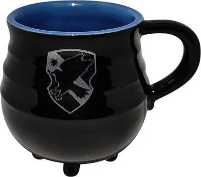 Image de Harry Potter - Tasse à café « Wizarding World Cauldron », Ravenclaw, 350 ml CD1854 (taille unique) (noir/bleu)