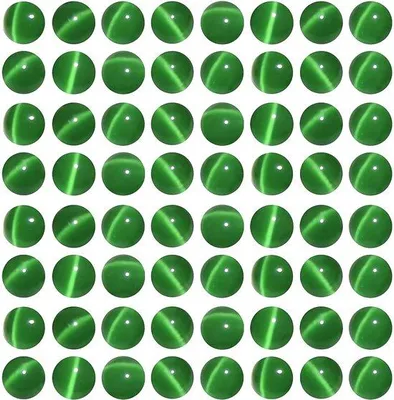 Produktbild von 45 Stück dunkelgrüne Kugellöcherkralen 8 mm runde lose Kristallkralen für Schmuck, Armbänder, Ketten, Ohrringe und Accessoires