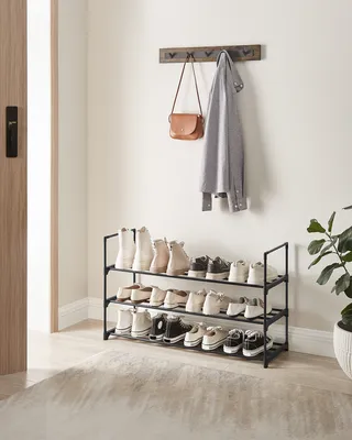 Immagine prodotto di SONGMICS Scarpiera con 3 ripiani, porta scarpe nero