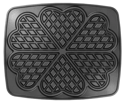 Produktbild von LAGRANGE Spiel Herz-Platte, mit Beschichtung für Waffeleisen Super 2 schwarz