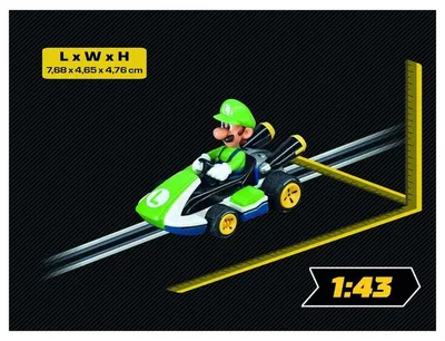 Obrázek produktu pro Carrera Toys Nintendo Mario Kart 8 - Luigi, Dopravní prostředek, 6 rok/roky, Vícebarevný