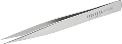 Obrázok produktu pre Pinzeta 125 mm, rovná, titán, nehrdzavejúca, pre presnú prácu