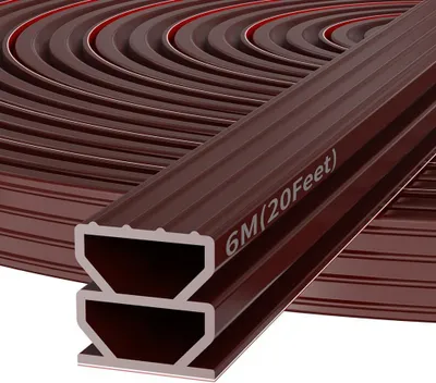 Imagen del producto de Cinta de sellado autoadhesiva, de goma, 1 cm x 6 m, para puertas y ventanas