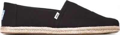Produktbild von Toms Alpargata Rope Herren Vegane Baumwolle Schlupf Auf Espadrilles Schwarz – 8 Großbritannien - 42 EU - 9 US / Schwarz
