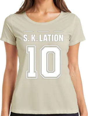 Obrázek produktu pro S K LATION 10 dresů fotbalový tým párty chlast párty sportovní dámské tričko, příroda, L